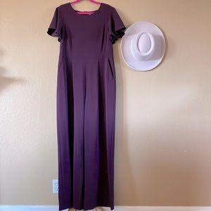 Calvin Klein 💜 Eggplant Dressy Jumpsuit